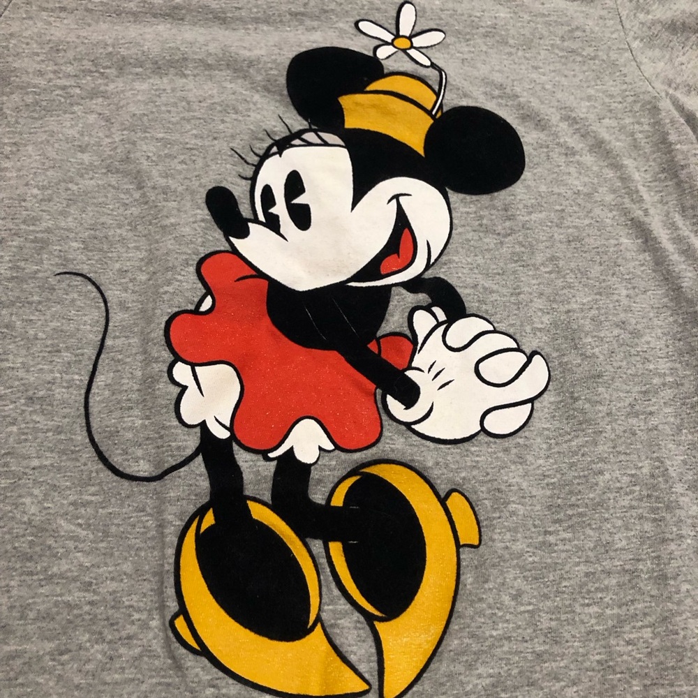 Disney Minnie Mouse Felt T-Shirt size M
